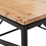 Livetastic KLUBSKA MIZA, črna, barve akacije | Shoptok.si