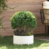  Prsten za saksiju Bijelo 40 x 40 x 20 cm Čelična vrata | shoptok.hr