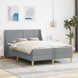  Okvir kreveta s madracem Svijetlo siva 140 x 200 cm Poliester | shoptok.hr