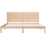  Dugi okvir kreveta bez madraca 180 x 220 cm masivno drvo | Eponuda.ba