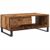 Maison Chic Klubska mizica - kavna mizica - Nizka mizica starinski les 90x50x36,5 cm inženirski les, (21752502) Cene