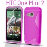  Gumijasti / gel Sline etui za HTC One Mini 2 - roza Cene