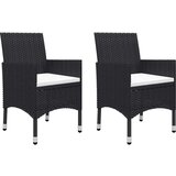  3-dijelni vrtni blagovaonski set crni | shoptok.hr