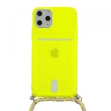  Summer silikonski ovitek z vrvico za iPhone 11 - limeta Cene