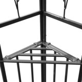 Gazebo 3 x 3 x 2,68 m Zelena Poliester i čelik | shoptok.hr