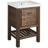 Sapho Smeđi ormarić bez umivaonika od masivne smreke 56x83 cm Brand – | shoptok.hr