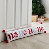 Catherine Lansfield Rdeča/bela zaščita za vrata proti prepihu 20x90 cm Christmas Ho Ho Ho – | Shoptok.si