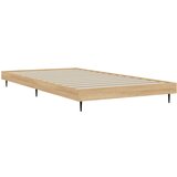  Okvir kreveta bez madraca boja hrasta sonome 100x200 cm drveni | shoptok.hr