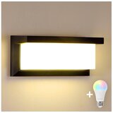  Brilagi - LED RGBW Spoljna zidna svetiljka BRICKY 1xE27/15W/230V crna IP54 | Eponuda.com