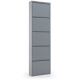 Kave Home sivi metalni cipelar s 5 preklopnih ladica Rox Cijene