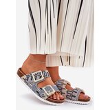 S. BARSKI Women's Sandals With Buckles And Glitter Beige S.Barski | Shoptok.si
