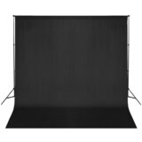  Podporni sistem za ozadje 600 x 300 cm črne barve | Shoptok.si