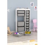 Hanah home višenamenske police montana xs 2D4N8U white grey v2 | ePonuda.com