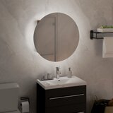  Kupaonski ormarić s ogledalom LED boja hrasta 40 x 40 x 17,5 cm | Eponuda.com