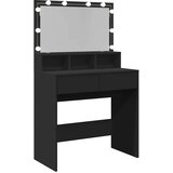  Toaletni stolić s LED svjetlima crni 80x41x134,5 cm | Eponuda.ba