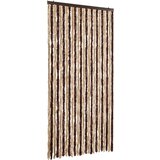  Zavesa proti mrčesu bež in svetlo rjava 100x200 cm šenilja | Shoptok.si