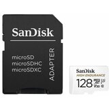 Sandisk High Endurance MicroSDXC Memorijska kartica, 128 GB, 100/40 MB/s + SD Adapter cene