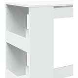  Barski stol s držačima bijeli 90x40x103,5 cm konstruirano drvo | shoptok.hr