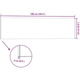  3D zidni paneli 10 kom antracit 100x25 cm EPS | shoptok.hr