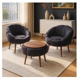 Atelier Del Sofa fotelje i klub stočić lida wellsoft anthracite | Eponuda.com