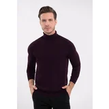 Volcano Man's Sweater S-Max Burgundy Melange