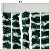 vidaXL Zavesa proti mrčesu zelena in bela 118x220 cm šenilja | Shoptok.si