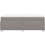 vidaXL Box spring postelja z vzmetnico taupe 120x190 cm blago | Shoptok.si