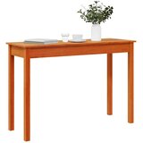  Konzolni stol voštano smeđi 110x40x75 cm od masivne borovine | shoptok.hr