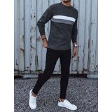 DStreet Sweter męski ciemnoszary | shoptok.hr