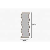 Hanah home ogledalo safi white walnut