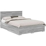  Konstrukcija postelje Siva Sonoma 140 x 200 cm Konstruiran les, (5000103480) | Shoptok.si