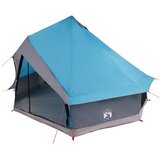 Tipi šator s krovom s pohranom Plava 400 x 346 x 250 cm taft | shoptok.hr