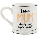 Sass & Belle Porcelanska skodelica Super Mum, 400 ml Cene