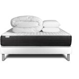 VITALIT Kompletni paket za posteljo - Vzmetnica 200x200 cm + Vzmetni okvir z letvami (komplet) + 2 vzglavnika + Prevleka - Vitalspring, (21614209) | Shoptok.si