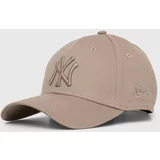 New Era Bombažna bejzbolska kapa 9FORTY NEW YORK YANKEES bež barva, 60503374
