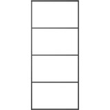  Klizna vrata s priborom 90 x 205 cm od ESG stakla i aluminija | shoptok.hr