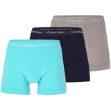 Calvin Klein Underwear Bokserice bež / noćno plava / neonsko plava / bijela