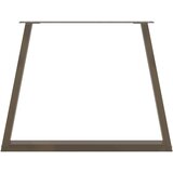  Noge za blagovaonski stol V-oblik 2 kom Prirodni čelik 100 x (72-73,3) cm Čelik | shoptok.hr