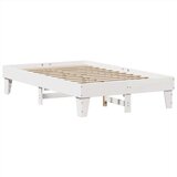vidaXL Okvir kreveta bez madraca bijeli 135 x 190 cm masivna borovina | shoptok.hr
