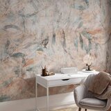  Foto tapeta - Greek laurels - faded composition with leaves on a beige patterned background 250x175 | shoptok.hr