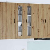 vidaXL Zidni kuhinjski ormarić Zidne Umjetnički hrast 60 x 31 x 100 cm | shoptok.hr
