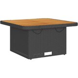 vidaXL 3-dijelna vrtna garnitura od poliratana s jastucima crna | shoptok.hr