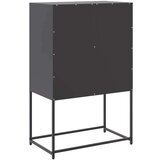 vidaXL Komoda crna 68,5 x 38,5 x 107 cm čelična | shoptok.hr