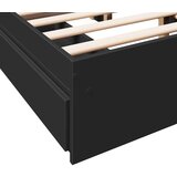  Okvir za krevet s ladicama crni 120x190 cm konstruirano drvo | shoptok.hr