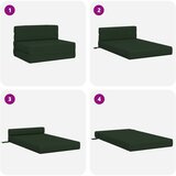 SOFA na razvlačenje Tamnozelena 70 x 72 x 60 cm Tkanina | shoptok.hr