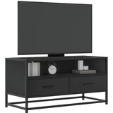 vidaXL TV omarica črna 80x34,5x40 cm inženirski les in kovina Cene