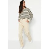 Trendyol pants - Beige - Straight Cene