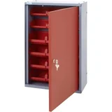 70312 viseći ormar za alat (Š x V x D) 40 x 60 x 19 cm crvena, srebrna