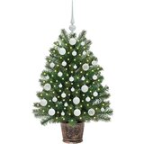 vidaXL Umestno božično drevo med 150 LED Zelena 90 cm PE in PVC | Shoptok.si