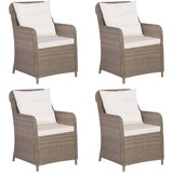  5-dijelni vrtni blagovaonski set smeđi | shoptok.hr
